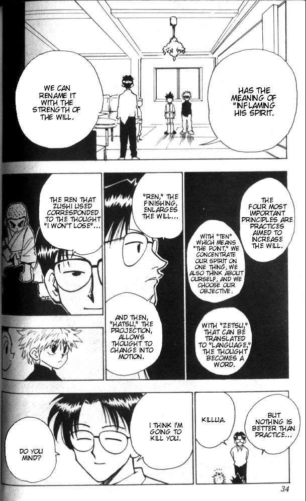 Hunter x Hunter Manga Chapter 46 page 9 - Nen