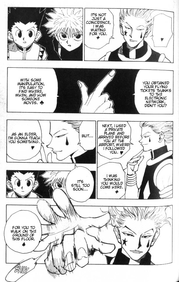 Hunter x Hunter Manga Chapter 47 page 10 - The Invisible Wall
