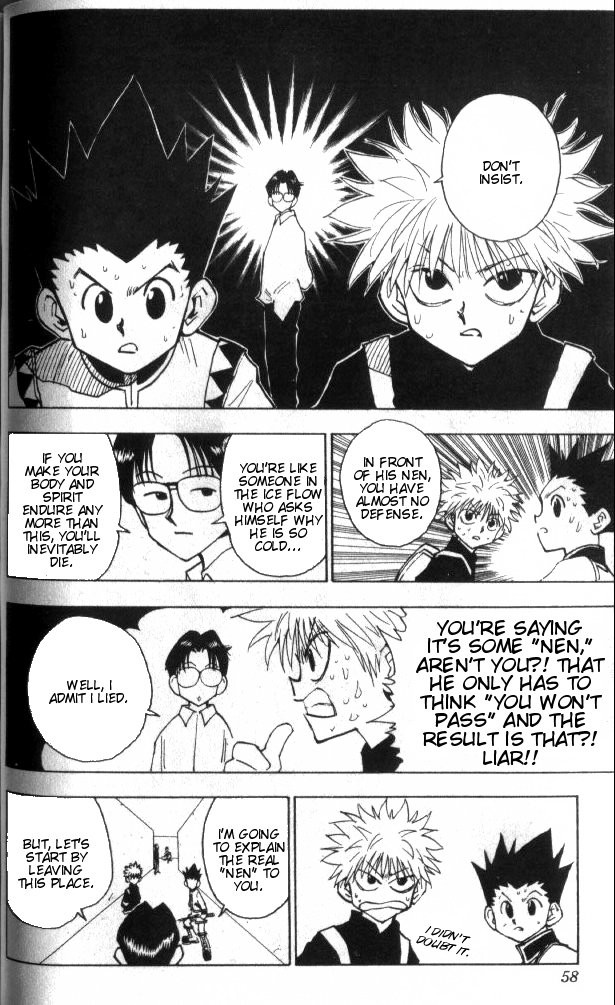 Hunter x Hunter Manga Chapter 47 page 13 - The Invisible Wall