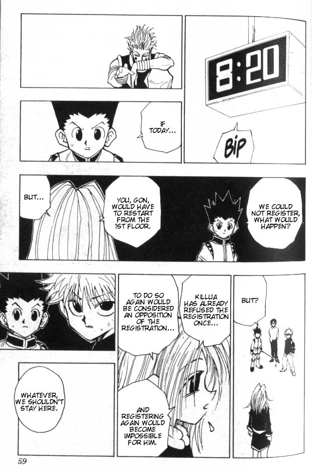 Hunter x Hunter Manga Chapter 47 page 14 - The Invisible Wall