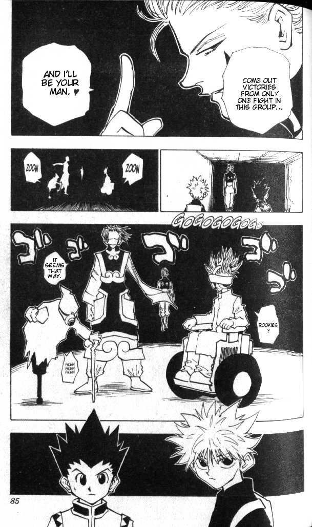 Hunter x Hunter Manga Chapter 48 page 19 - Hisoka's Terms