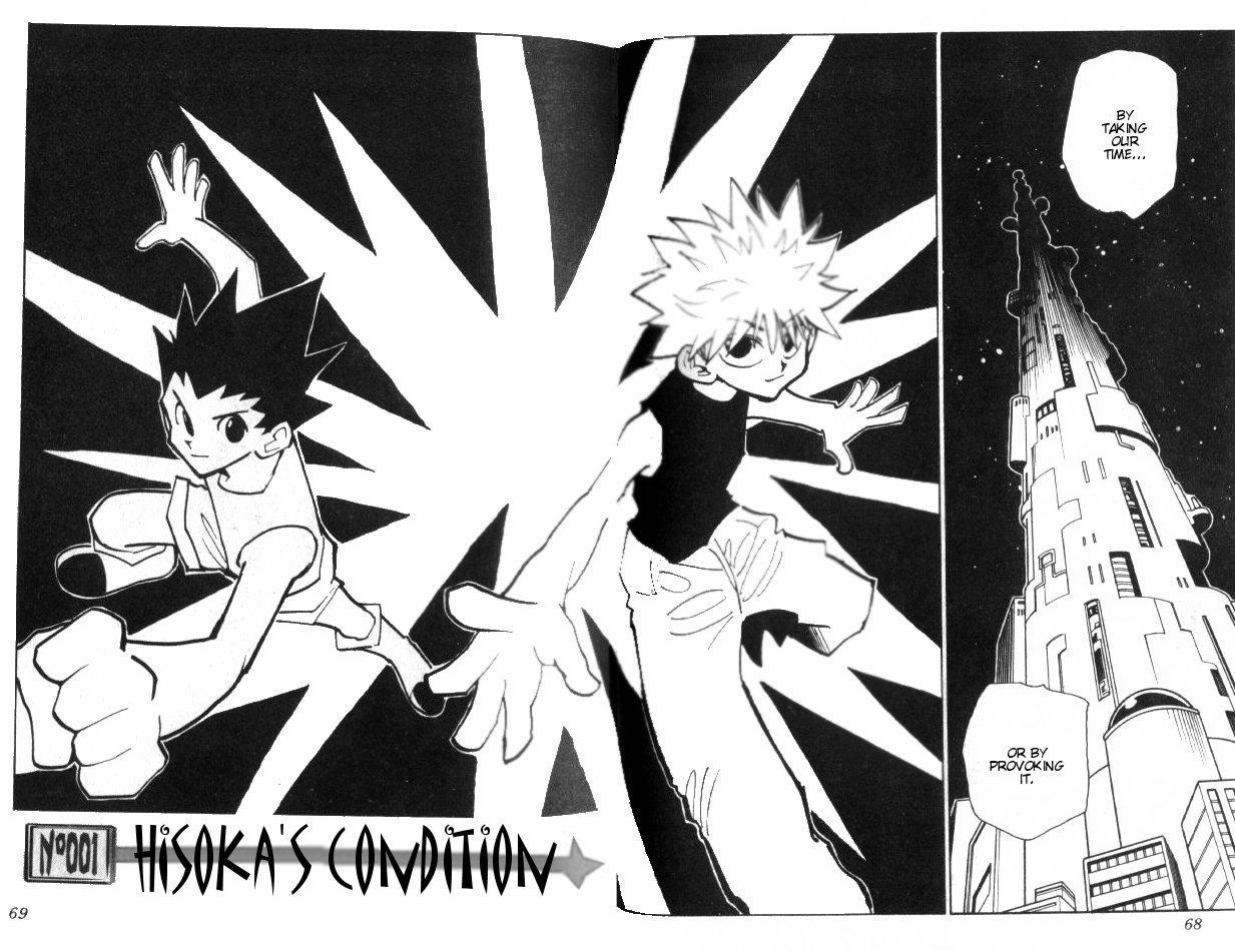 Hunter x Hunter Manga Chapter 48 page 3 - Hisoka's Terms