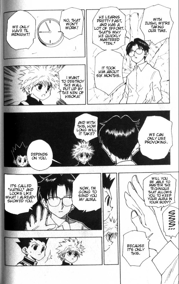 Hunter x Hunter Manga Chapter 48 page 4 - Hisoka's Terms