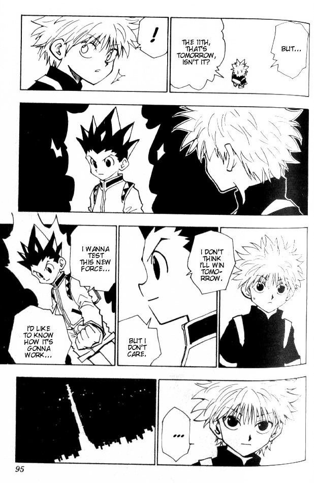 Hunter x Hunter Manga Chapter 49 page 10 - The Battle Begins!!