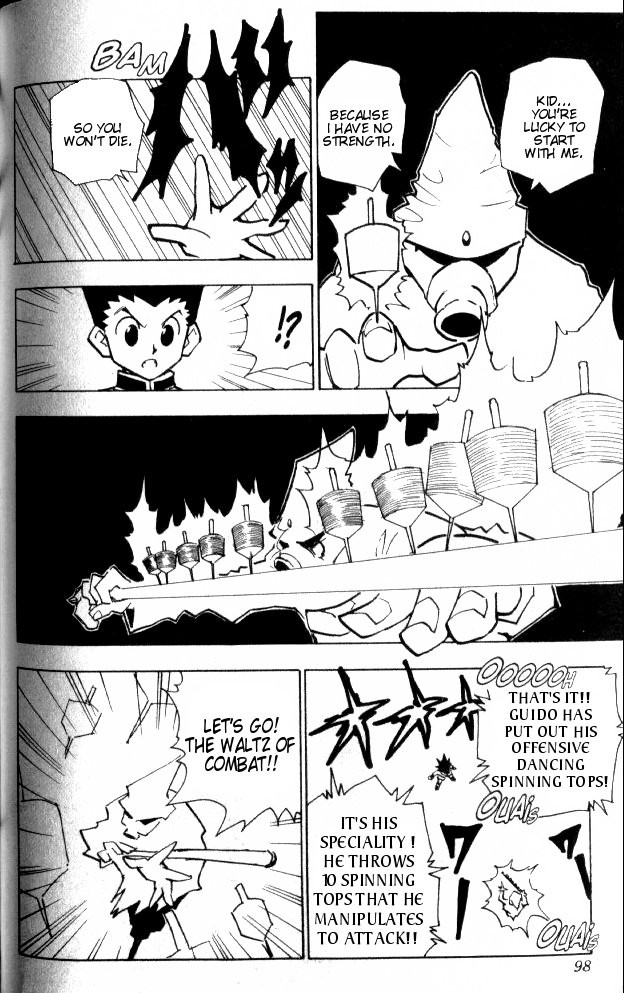 Hunter x Hunter Manga Chapter 49 page 13 - The Battle Begins!!