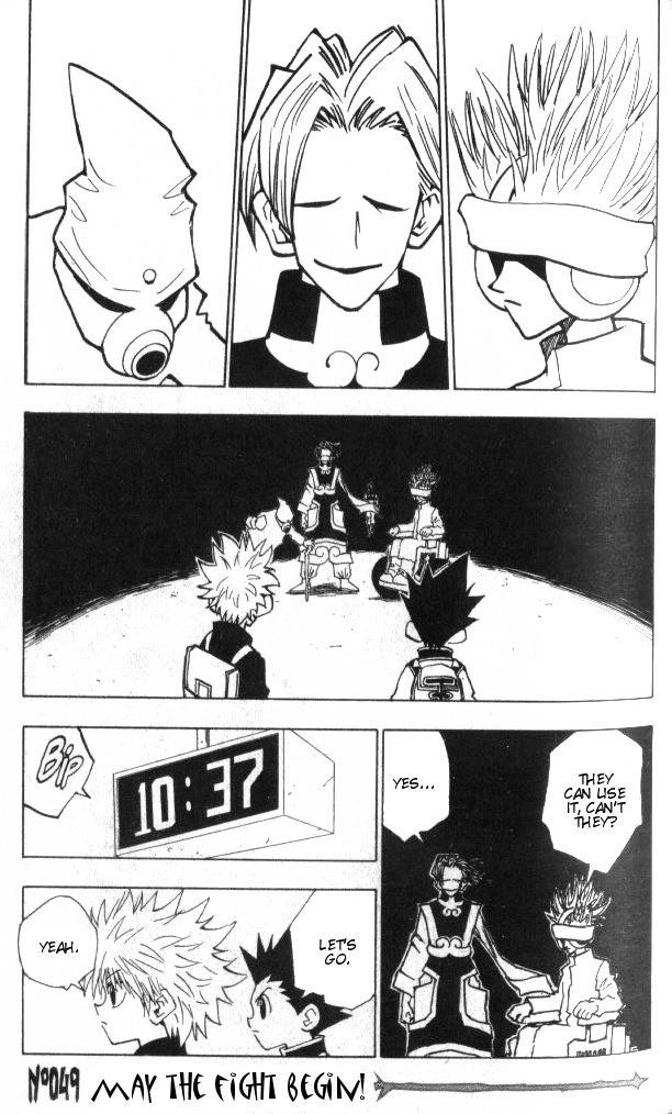 Hunter x Hunter Manga Chapter 49 page 2 - The Battle Begins!!