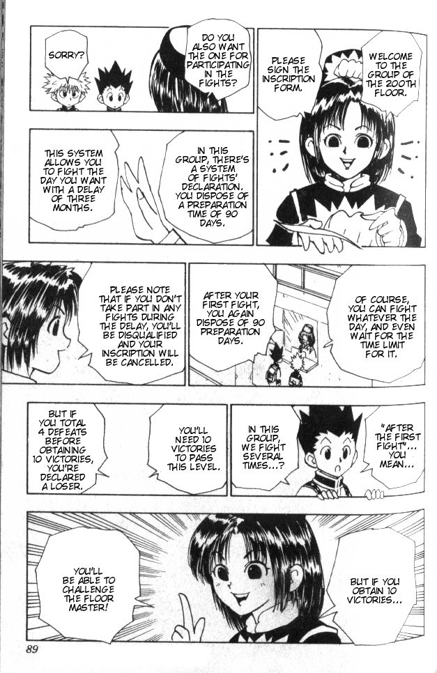 Hunter x Hunter Manga Chapter 49 page 4 - The Battle Begins!!