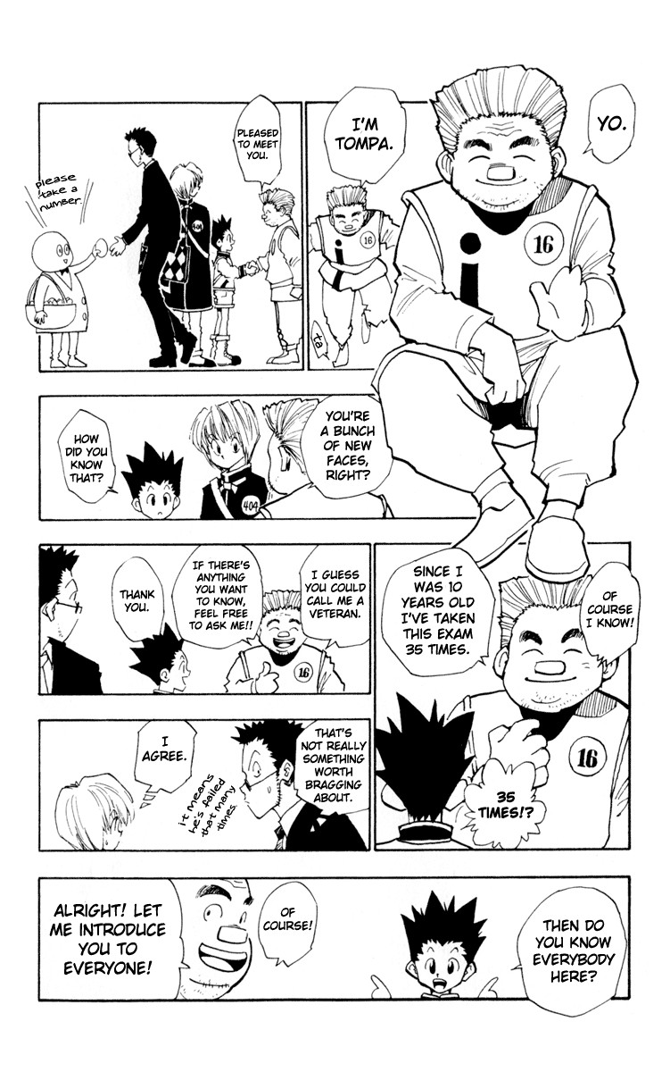 Hunter x Hunter Manga Chapter 5 page 13 - The First Phase Begins: Part 1