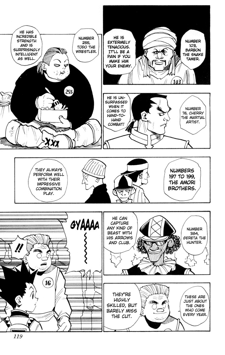 Hunter x Hunter Manga Chapter 5 page 14 - The First Phase Begins: Part 1