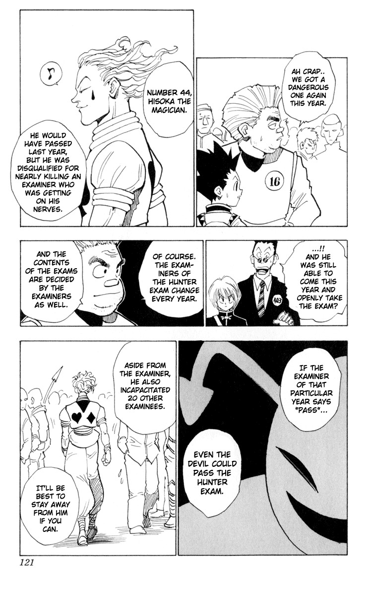 Hunter x Hunter Manga Chapter 5 page 16 - The First Phase Begins: Part 1