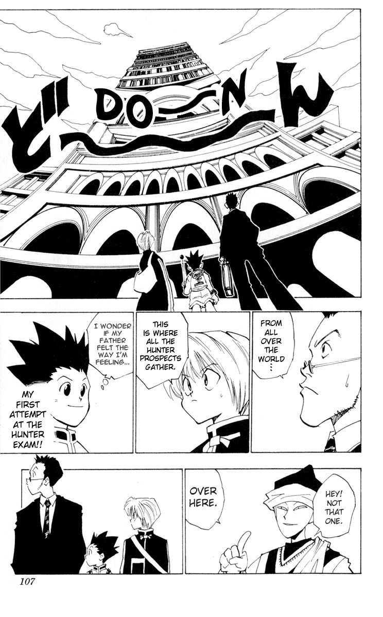 Hunter x Hunter Manga Chapter 5 page 3 - The First Phase Begins: Part 1