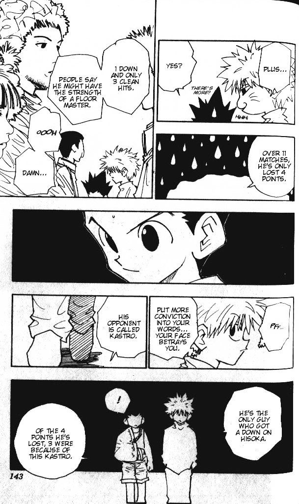 Hunter x Hunter Manga Chapter 52 page 6 - Kastro