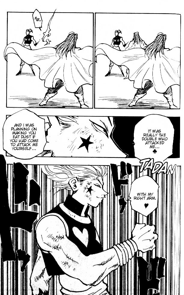 Hunter x Hunter Manga Chapter 54 page 10 - Cause of Defeat