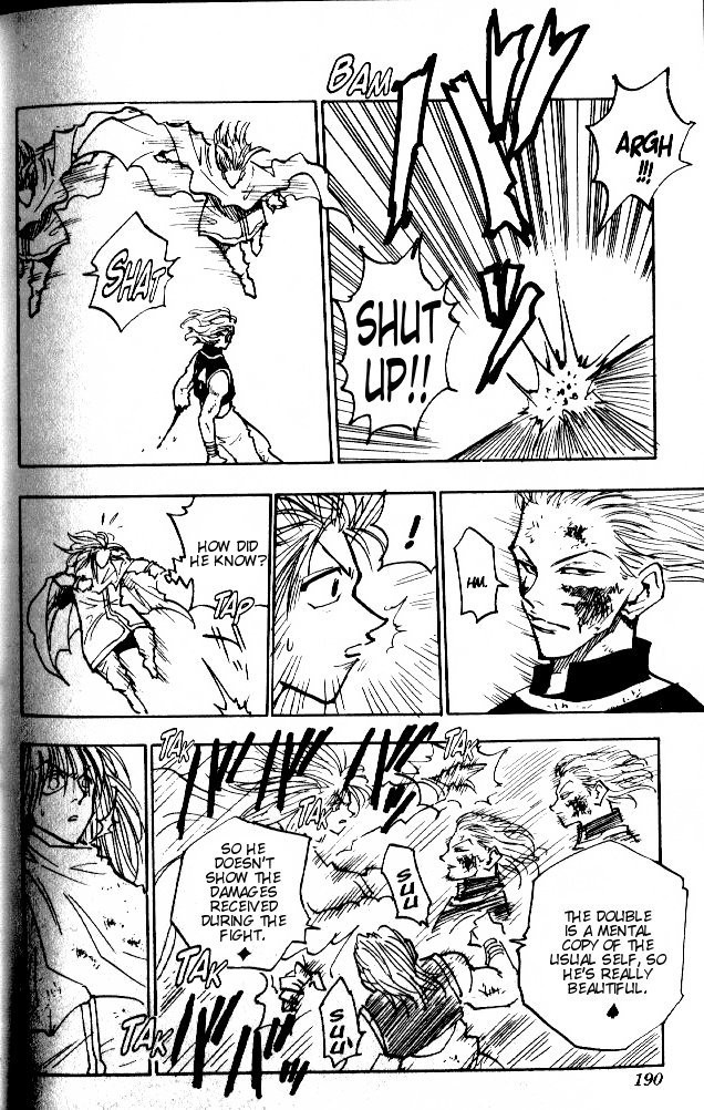 Hunter x Hunter Manga Chapter 54 page 13 - Cause of Defeat