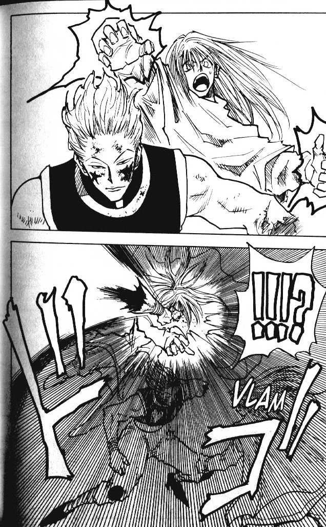 Hunter x Hunter Manga Chapter 54 page 15 - Cause of Defeat