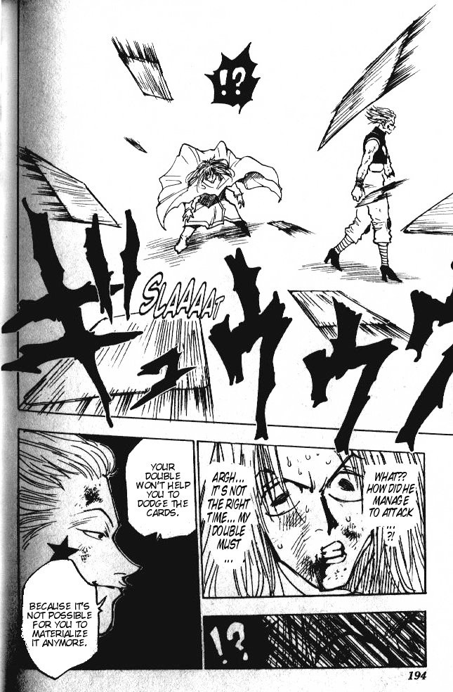 Hunter x Hunter Manga Chapter 54 page 17 - Cause of Defeat