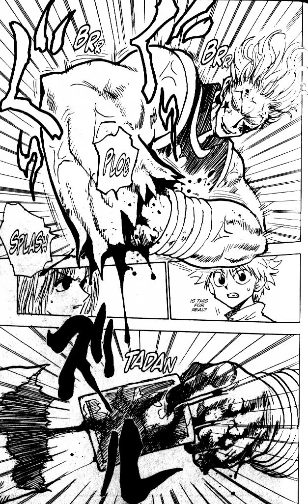 Hunter x Hunter Manga Chapter 54 page 6 - Cause of Defeat
