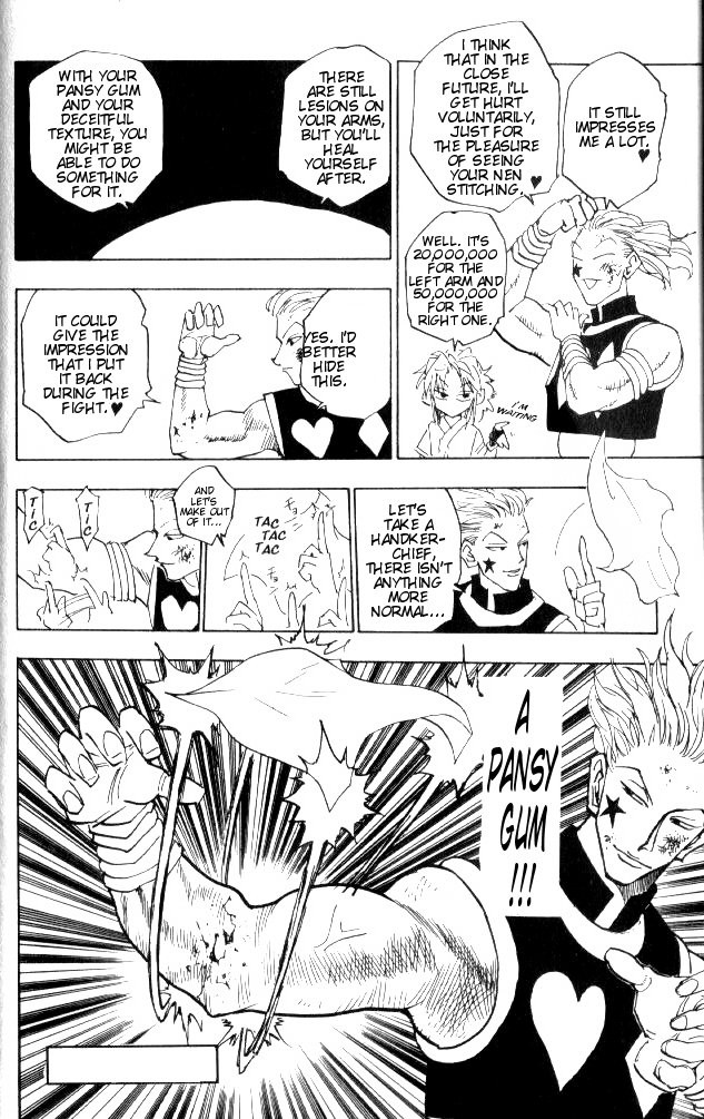 Hunter x Hunter Manga Chapter 55 page 10 - As for Hisoka...