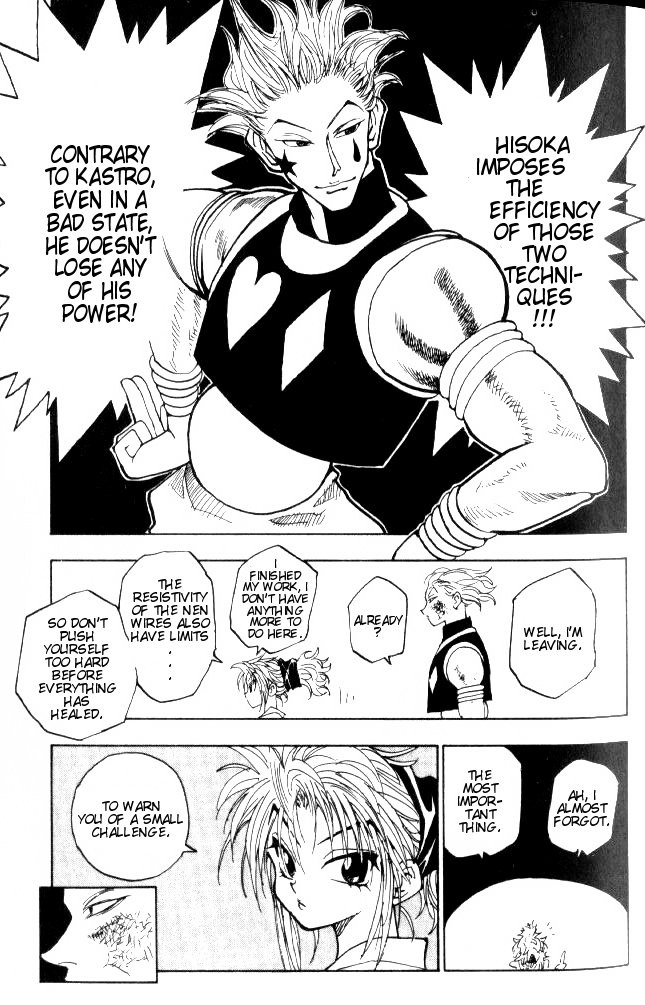 Hunter x Hunter Manga Chapter 55 page 17 - As for Hisoka...