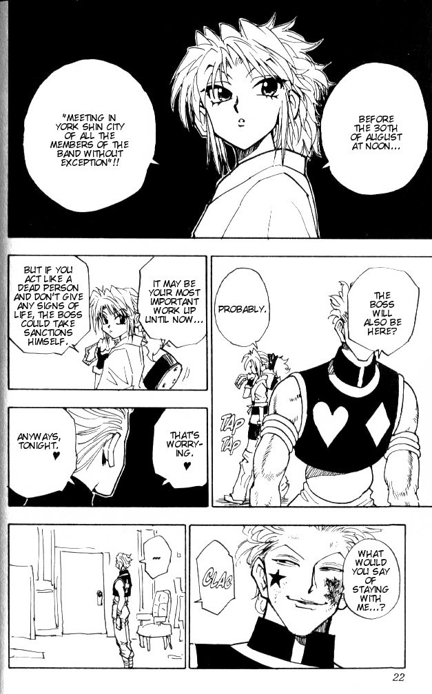 Hunter x Hunter Manga Chapter 55 page 18 - As for Hisoka...