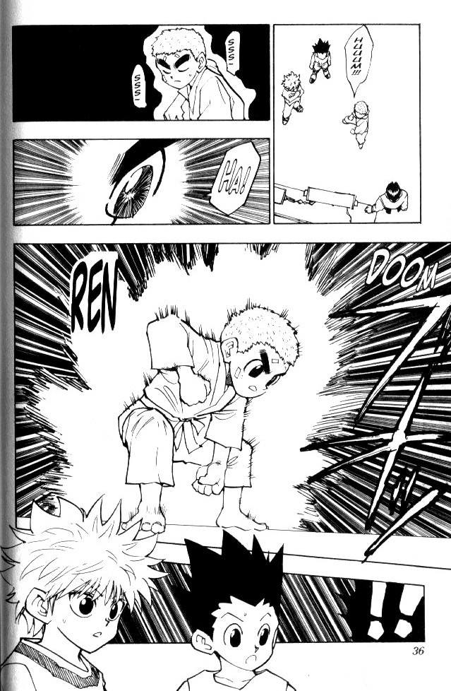 Hunter x Hunter Manga Chapter 56 page 11 - Training Resumes