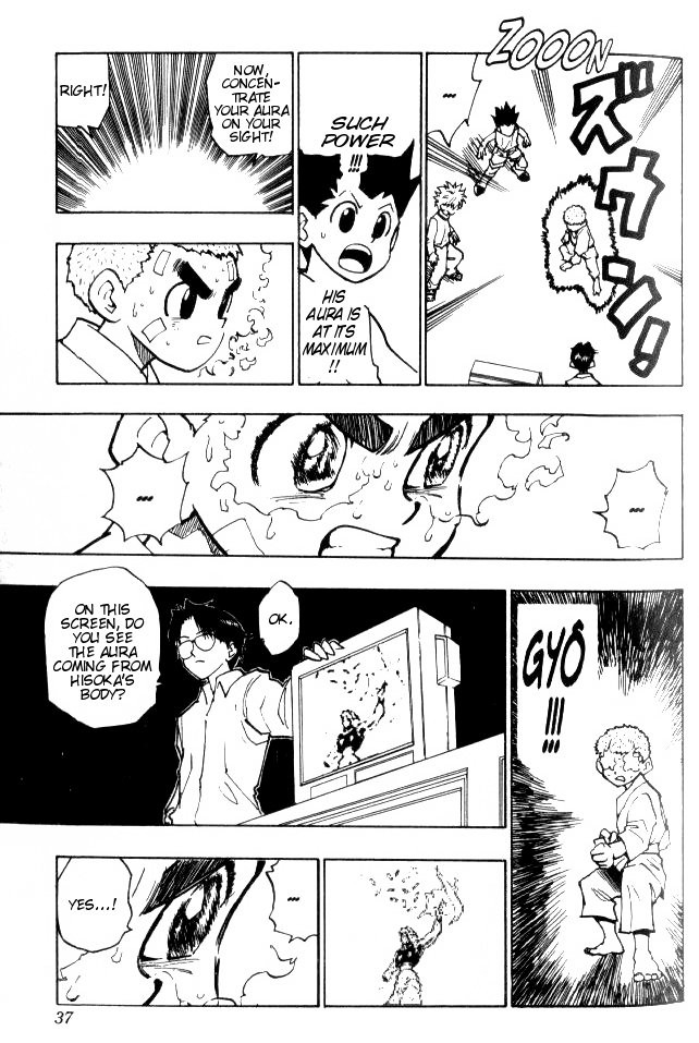 Hunter x Hunter Manga Chapter 56 page 12 - Training Resumes