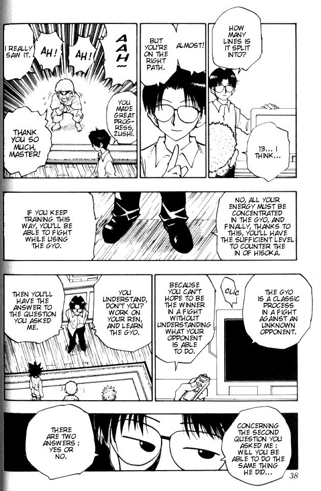 Hunter x Hunter Manga Chapter 56 page 13 - Training Resumes