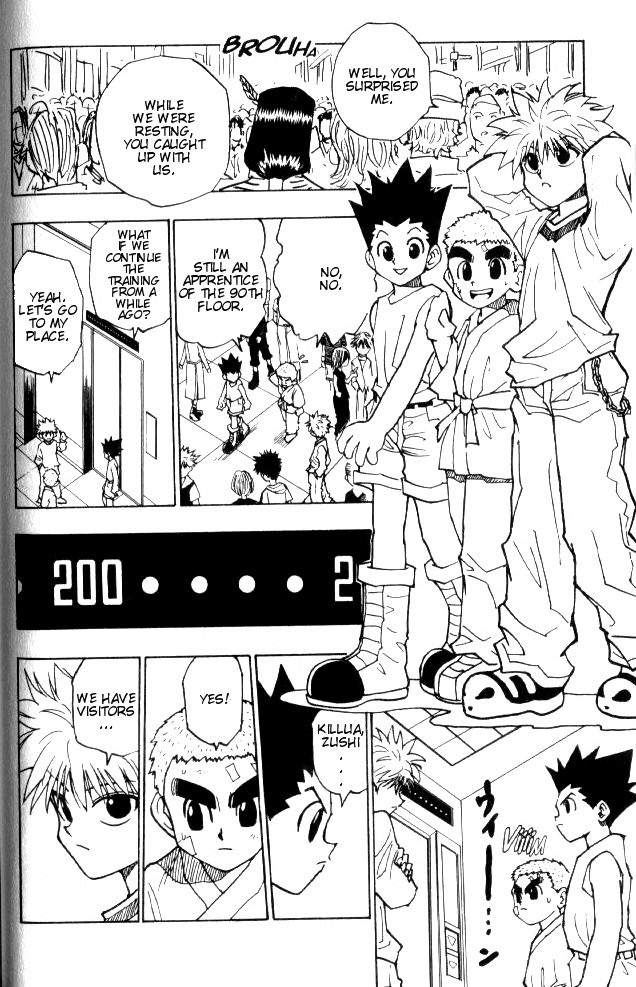 Hunter x Hunter Manga Chapter 56 page 17 - Training Resumes