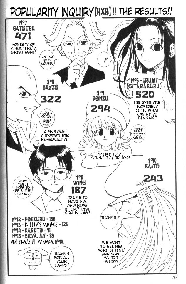 Hunter x Hunter Manga Chapter 56 page 3 - Training Resumes