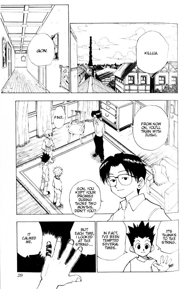 Hunter x Hunter Manga Chapter 56 page 4 - Training Resumes