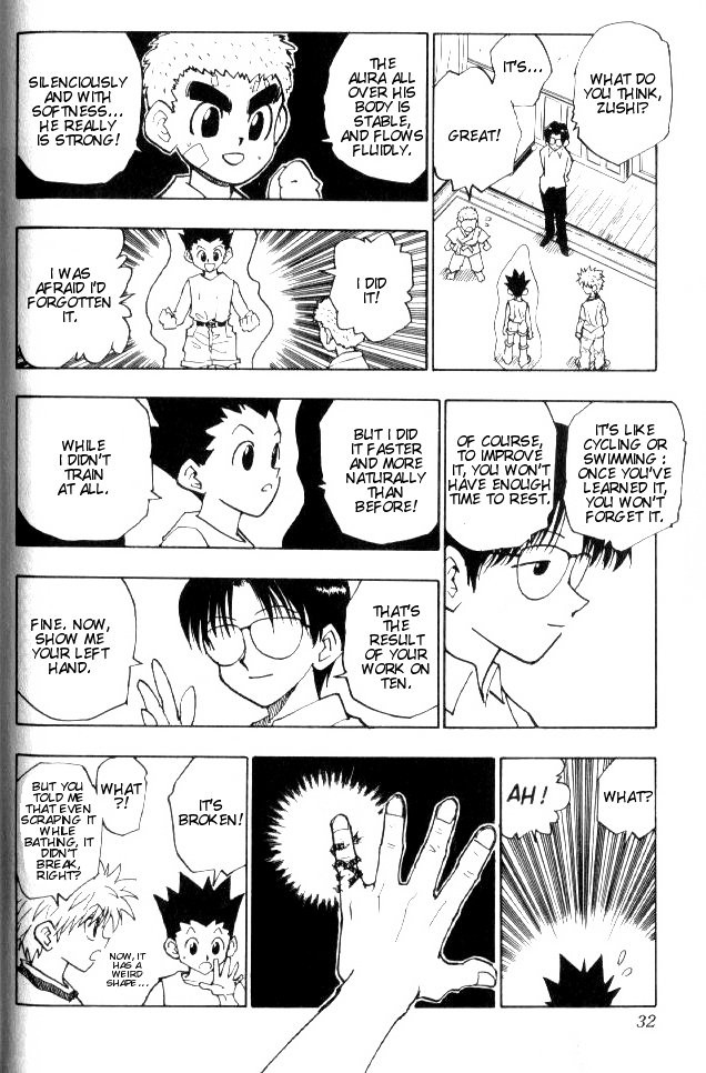 Hunter x Hunter Manga Chapter 56 page 7 - Training Resumes