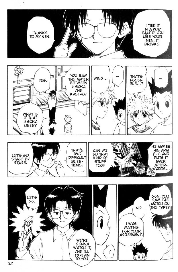 Hunter x Hunter Manga Chapter 56 page 8 - Training Resumes