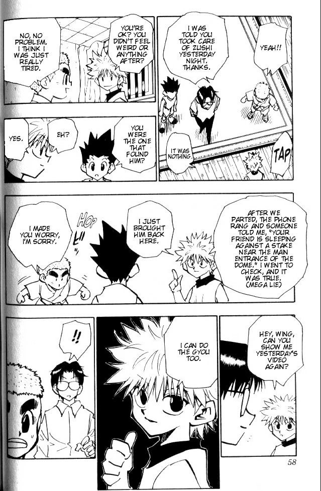 Hunter x Hunter Manga Chapter 57 page 13 - Promise