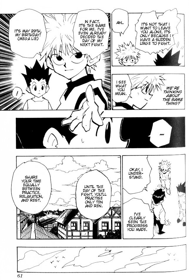 Hunter x Hunter Manga Chapter 57 page 16 - Promise
