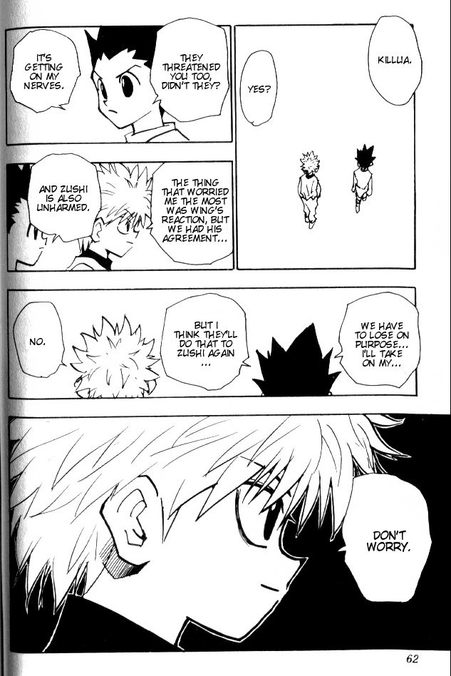 Hunter x Hunter Manga Chapter 57 page 17 - Promise