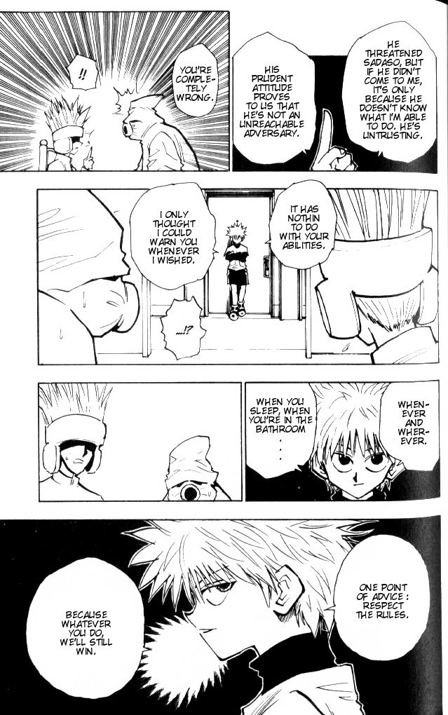 Hunter x Hunter Manga Chapter 58 page 4 - Rematch