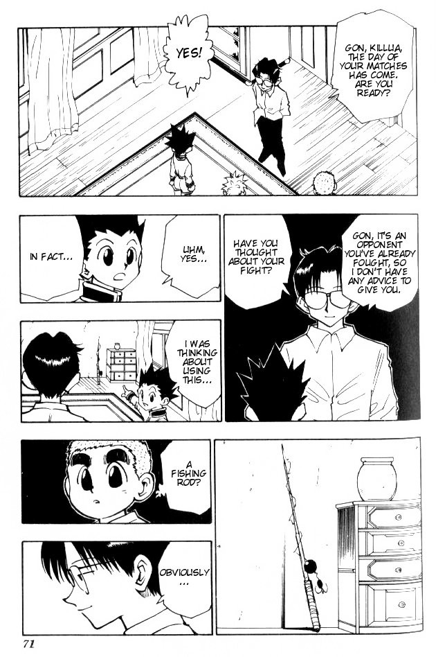 Hunter x Hunter Manga Chapter 58 page 6 - Rematch