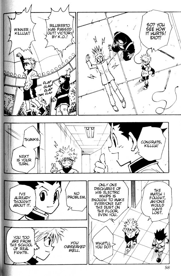 Hunter x Hunter Manga Chapter 59 page 13 - Making the Grade