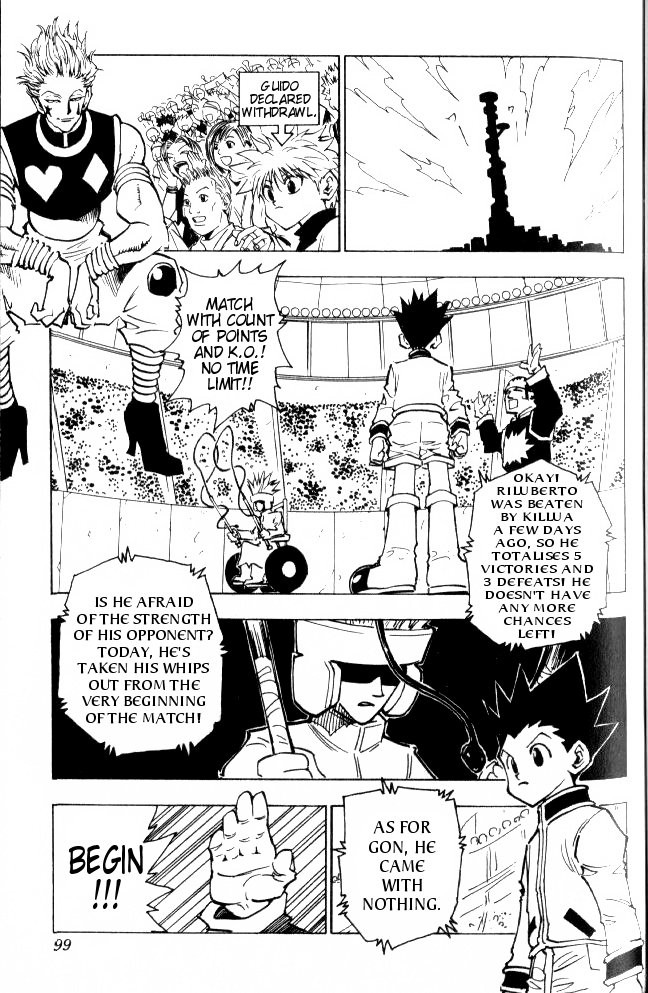 Hunter x Hunter Manga Chapter 59 page 14 - Making the Grade