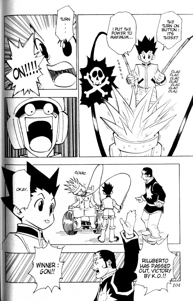 Hunter x Hunter Manga Chapter 59 page 19 - Making the Grade