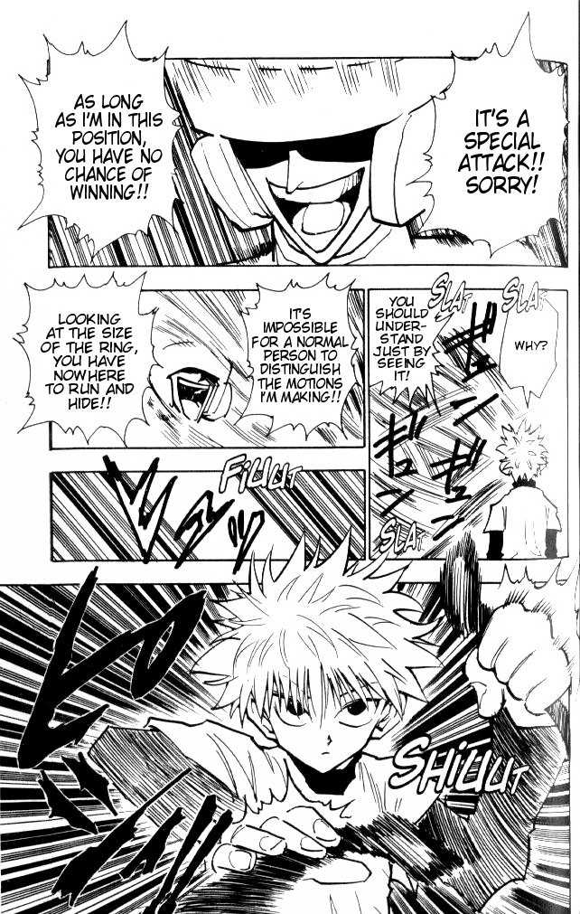 Hunter x Hunter Manga Chapter 59 page 8 - Making the Grade