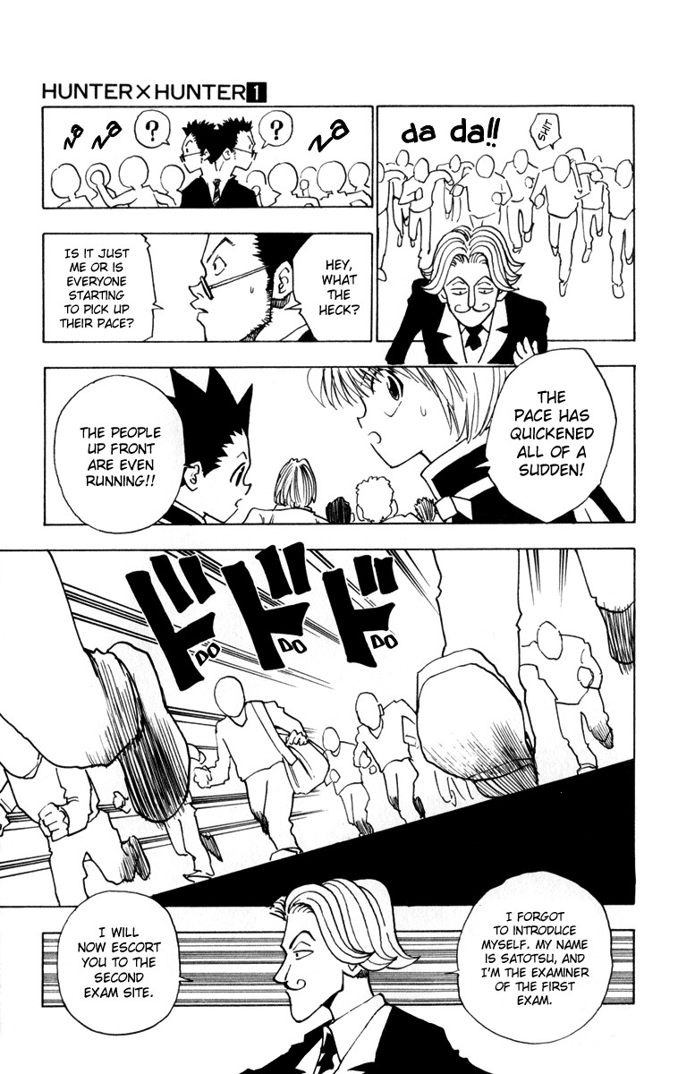 Hunter x Hunter Manga Chapter 6 page 11 - The First Phase Begins: Part 2