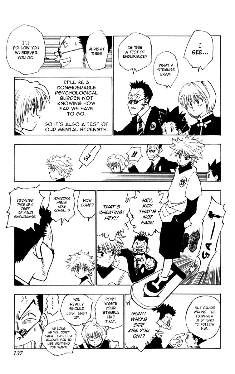 Hunter x Hunter Manga Chapter 6 page 13 - The First Phase Begins: Part 2