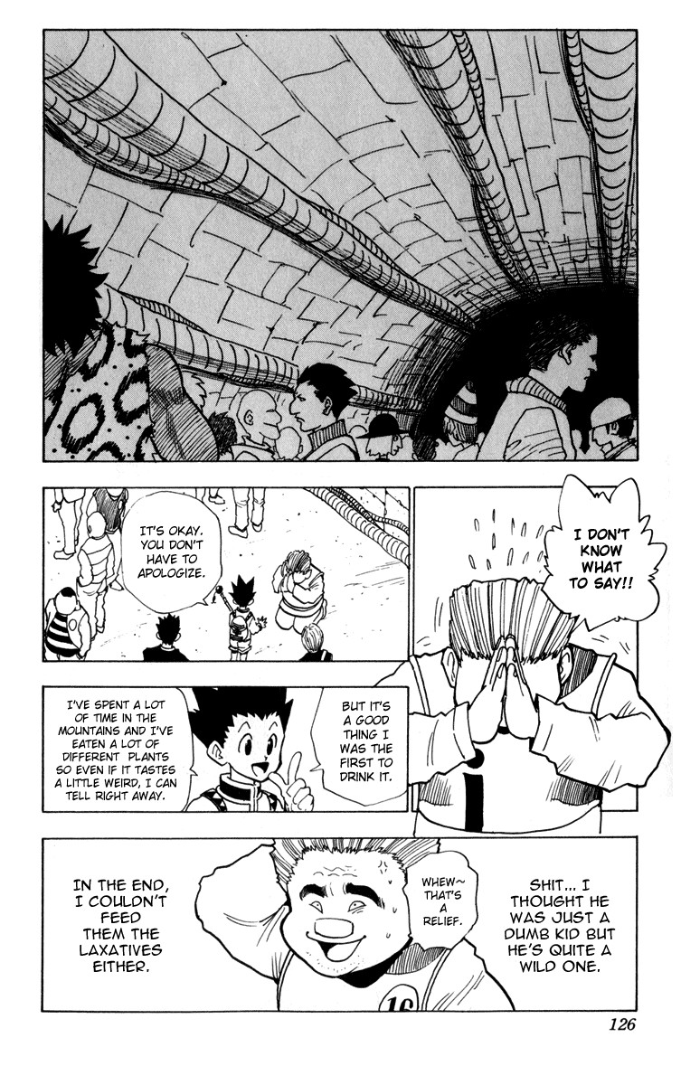 Hunter x Hunter Manga Chapter 6 page 2 - The First Phase Begins: Part 2