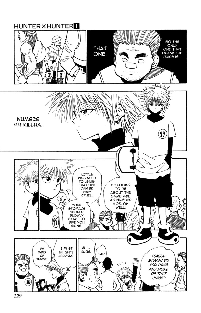 Hunter x Hunter Manga Chapter 6 page 5 - The First Phase Begins: Part 2