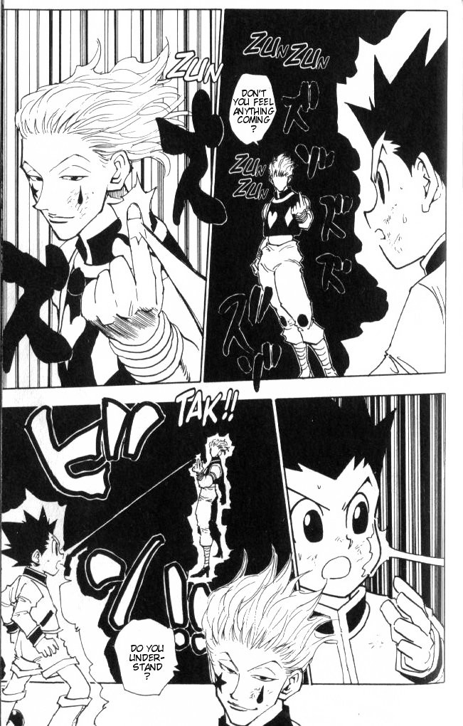 Hunter x Hunter Manga Chapter 62 page 18 - Like You Mean It