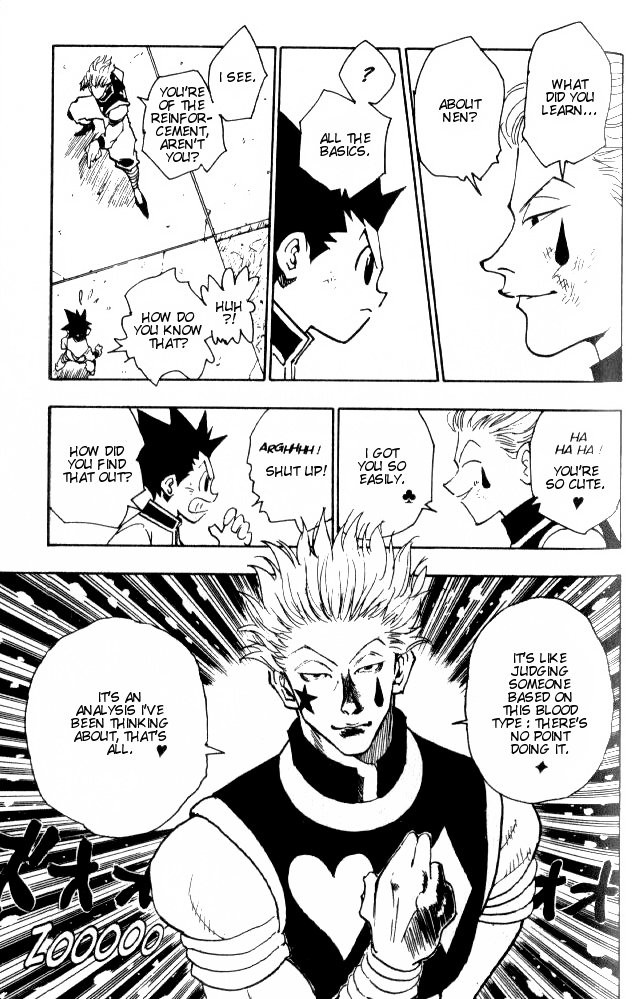 Hunter x Hunter Manga Chapter 62 page 8 - Like You Mean It
