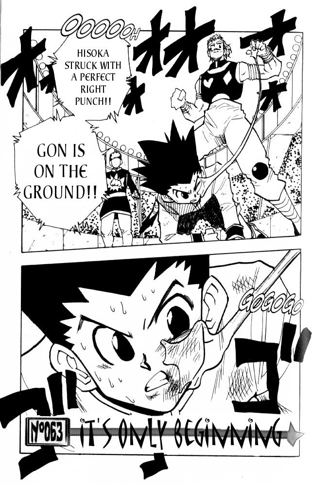 Hunter x Hunter Manga Chapter 63 page 2 - Next