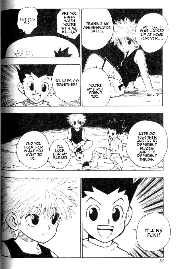 Hunter x Hunter Manga Chapter 64 page 12 - Homecoming