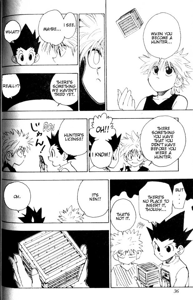 Hunter x Hunter Manga Chapter 65 page 14 - About Ging